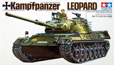 Tamiya 35064 Kampfpanzer Leopard West German Army Medium Tank Kit Montaggio 1/35 - Immagine 1 di 2