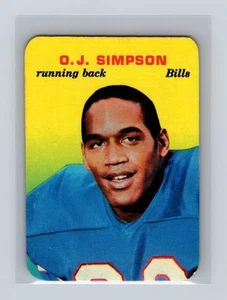 1970 Topps Super Glossy - O.J. Simpson #22 (RC) (B252) - Picture 1 of 2