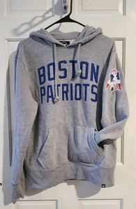 47' MARKE BOSTON PATRIOTS HOODIE HERREN KLEIN GRAU NEW ENGLAND FOOTBALL PAT LOGO - Bild 1 von 9