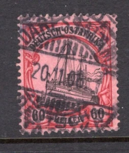 German East Africa 1905 Ship 60h No Watermark Used #29 CV$90 Signed - Picture 1 of 1