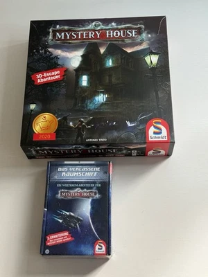 Schmidt Spiele Mystery House 3D-Escape-Brettspiel + Das verlassene Raumschiff - Bild 1 von 4