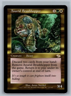 Magic The Gathering Judgment Anurid Brushhopper #137/143 MTG TCG CCG - Image 1 of 2