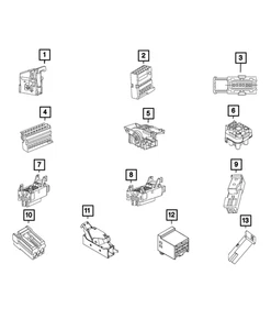 Genuine Mopar Electrical Connector 68268736AA - Picture 1 of 1