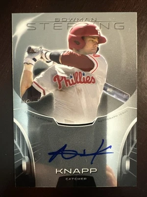 ANDREW KNAPP 2013 Bowman Sterling RC Rookie AUTO Autograph !! - Image 1 of 2