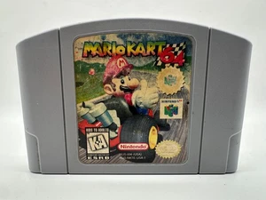 Mario Kart 64 (Nintendo 64, 1997) LABEL WEAR- TESTED & WORKS - Picture 1 of 4
