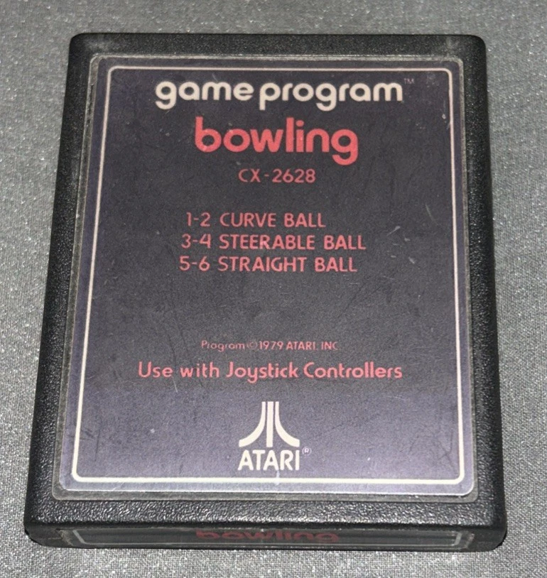 Atari 2600 ~ Bowling ~ UNTESTED #J197 - Image 1 of 2