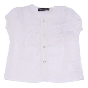 3435X Camisa Niña Niña BLUMARINE BABY JEANS Camisa Blanca - Imagen 1 de 4