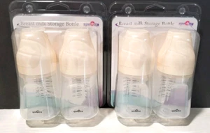 NEW Spectra Wide Neck Baby Bottles/Breast Milk Storage Twin Bottle Packs! - Picture 1 of 4