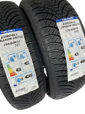 Ganzjahresreifen smart fortwo 451 Allwetter 155 175 vier Stück Falken FABRIKNEU - Bild 1 von 4