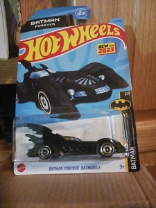 2023 Hot Wheels Batman Forever Batmobile Batman 2/5 #55,Brand New Sealed - Picture 1 of 6