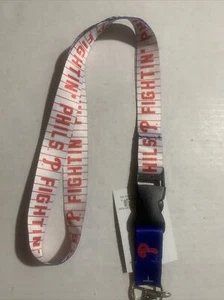 Philadelphia Phillies MLB Slogan Lanyard "Fightin Phils" - Picture 1 of 5