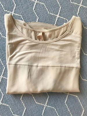 Blusa/top Bailey 44 rosa claro/seda rubor dos tonos manga cuarto talla xs Foto 1 de 4