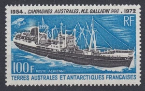 BRIEFMARKE TAAF LUFTPOST SCHIFF GALLIENI NR. 29 NEU ** GUMMI OHNE SCHARNIER - Bild 1 von 2