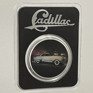1949 Cadillac Coupe DeVille Rare Collector Coin 1 Troy Oz .999 Fine Silver Round - Picture 1 of 10