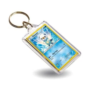 Pokemon Oshawott TCG Card Inspired Keyring / Key Chain Classic Style - Foto 1 di 2