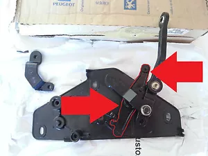 Soporte pivote cable techo eléctrico convertible Peugeot 306 Cabriolet - NUEVO - Imagen 1 de 5