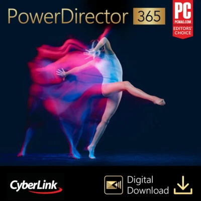 CyberLink PowerDirector 365 12 Monate Download 64-Bit Windows 11/10 ESD eMail - Bild 1 von 4