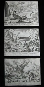 Stefano Solari Arche Noah Sintflut 1590/Deluge Print Radierungen Delaune Genesis - Bild 1 von 5