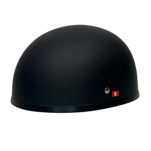 LS2 Stripper Half Helmet Street Motorcycle Helmet Matte Black Size S - Picture 1 of 7