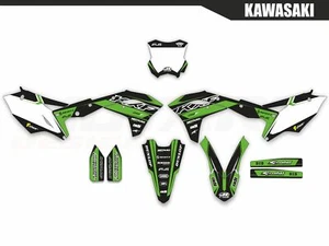 Kawasaki KXF 250 2017 2018 2019 Graphics Kit Premium Decals Stickers Design - Picture 1 of 2
