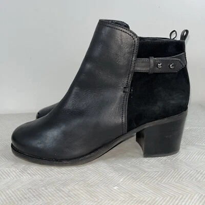 Botines Sperry Ambrose para mujer talla 9,5 M cuero gamuza negro STS90524 Foto 1 de 4