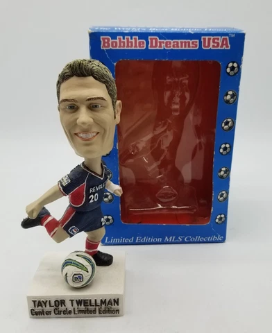 Bobble Dreams USA TAYLOR TWELLMAN New England Revolution MLS Bobblehead in Box Cover
