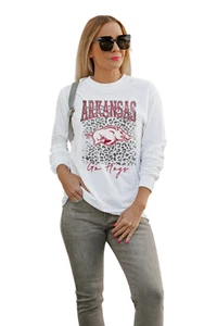 University of Arkansas Women's Long Sleeve Tee by Gameday Couture - Picture 1 of 3