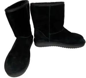 Botas UGG para mujer talla 8 Koola cortas invierno Koolaburra 1017090 negras piel de oveja - Imagen 1 de 8