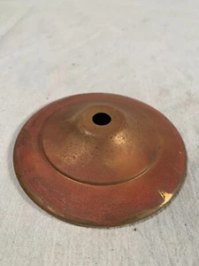 Vintage 4&3/16in Brass Heat Cap for Electric Table Lamp Shade - Picture 1 of 3