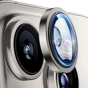 Original Color Alloy Glass Camera Lens Ring Protector For iPhone 16 Pro Max Plus - Picture 1 of 34