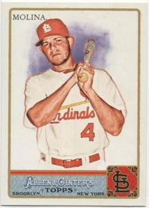 2011 Topps Allen & Ginter's Baseball YADIER MOLINA Base #247 Cardinals - Picture 1 of 2