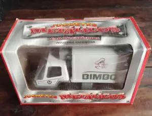 VINTAGE & RARE BIMBO BEAR BREAD PLASTIC & TIN TRUCK ADVERTISING ARGENTINA NIB - Picture 1 of 12
