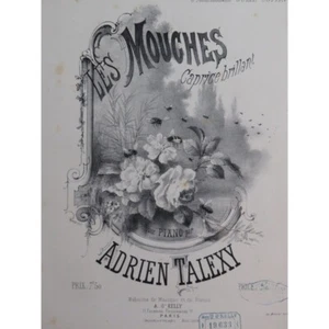 TALEXY Adrien Les Mouches Piano 1878 - Imagen 1 de 4