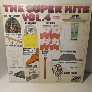 THE SUPER HITS VOL 4 - CLARENCE CARTER-ARETHA FRANKLIN - 1969 ATLANTIC  VINYL VG - Bild 1 von 4