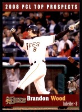 2008 MultiAd Brandon Wood Salt Lake Bees #32