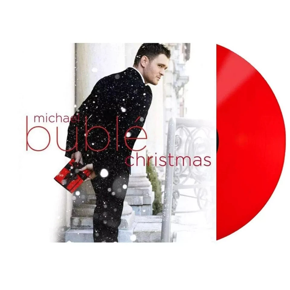Red Green Splatter Vinyl Michael Buble Christmas Urban Outfitters LP 1011