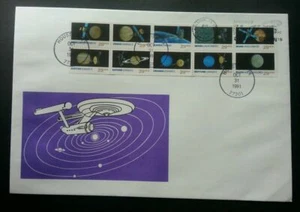 [SJ] USA Space Solar System 1991 Satellite Astronomy Earth (FDC) - Picture 1 of 5