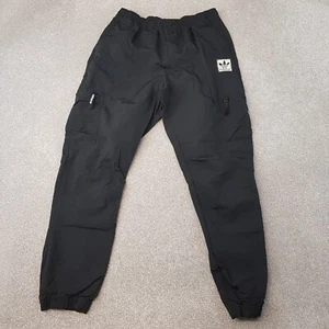 Adidas Mens Tracksuit Bottoms Large Black Cargo Technical Pants SST Originals - Picture 1 of 10