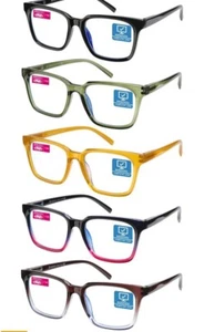 Reading Glasses Blue Light Blocking Women/Men,Anti Headache/Glare/Eye... - Picture 1 of 3