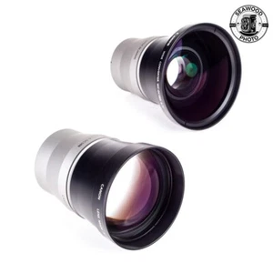 Canon Wide & Tele Converter WC-DC58N, TC-DC58N con adattatore LA-DC58B BUONO - Foto 1 di 9