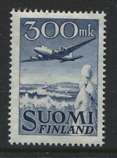 Finland 300 mk Airmail mint o.g. hinged Scott #C3