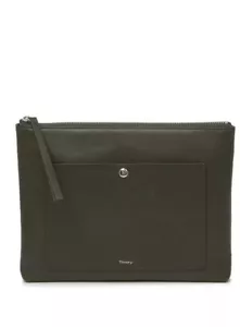 Theory Zippered Pocket Pouch In Fatg - Picture 1 of 1