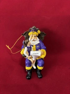 East Carolina University 2001 Wish List Santa Christmas Ornament Memory Co - Picture 1 of 7