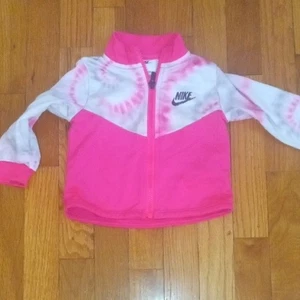 Nike Pink and White Tie-Dye Jacket girl 18 month - Picture 1 of 2