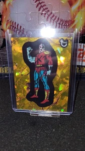 2025 Topps Marvel Comic Book Heroes Gold Cracked Ice Refractor Dethlok  /125 - Picture 1 of 2