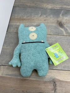 Peluche Gund 2005 Uglydoll Little Uglys Bop N’ Beep dos colores verde y azul 8"" - Imagen 1 de 2