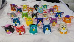 Vintage 1998 McDonald's Furby Happy Meal Toys Lot of 24 WORKING NO DUPLICATES - Picture 1 of 24