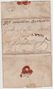 1796 DISS PMK WRAPPER TO GRATE SAFFON HILL No 1004 LONDON !! WEIRD ADDRESS ESSEX - Picture 1 of 1