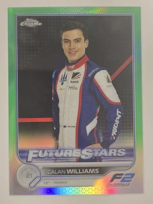 2022 Topps Chrome  F1- F2 Future Stars Calan Williams #94 Green Refractor /99 - Image 1 of 2