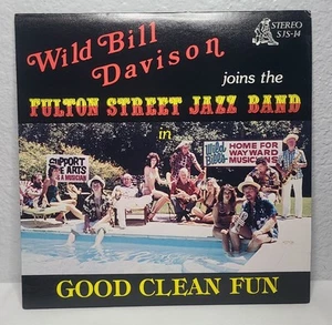 Wild Bill Davison joins the -Fulton Street Jazz Band- LP Vinyl - Picture 1 of 4